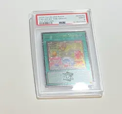 PSA 9 2025 Yu-Gi-Oh! Called By The Grave #RA04-EN092 Quarter Century Secret Rare - Image 3