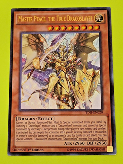 Yu-Gi-Oh Master Peace the True Dracoslayer 1st Edition Ultra Rare TDIL-EN020 Nm - Image 1