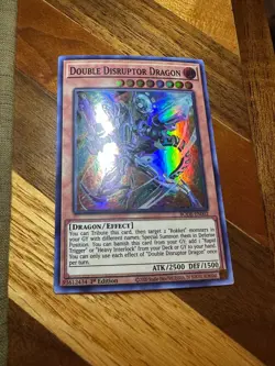 Double Disruptor Dragon BODE-EN002 1st Edition Super Rare LP + BONUS - Image 1