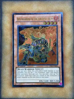 Yugioh Brotherhood of the Fire Fist - Bear CBLZ-EN024 Ultimate Rare 1st Ed LP - Image 1