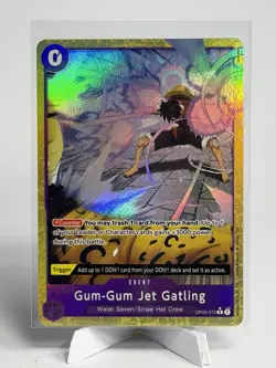 One Piece Monkey D. Luffy Alt Art Gum-Gum Jet Gatling (OP03-072) - Image 1