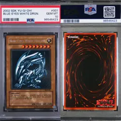 🔥 PSA 10 GEM MINT BLUE-EYES WHITE DRAGON | STARTER DECK KAIBA SDK-001 🔥 - Image 1