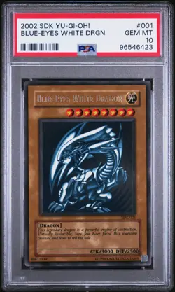 🔥 PSA 10 GEM MINT BLUE-EYES WHITE DRAGON | STARTER DECK KAIBA SDK-001 🔥 - Image 2