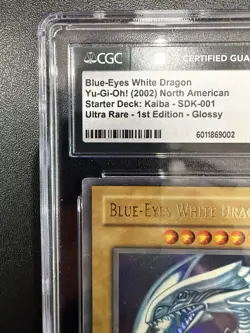 Blue-Eyes White Dragon SDK-001 Starter Deck: Kaiba 1st Edition CGC 9.5 - Image 3