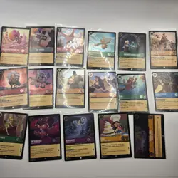 LOT X35 Disney Lorcana TCG Mixed Holo- Cold Foil Lot- Common/Uncommon Mint Lot - Image 2
