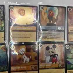 LOT X35 Disney Lorcana TCG Mixed Holo- Cold Foil Lot- Common/Uncommon Mint Lot - Image 4