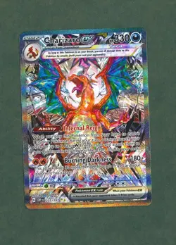 Charizard ex 223/197 SV03:Obsidian Flames Holo Special Illustration Rare SIR NM- - Image 1