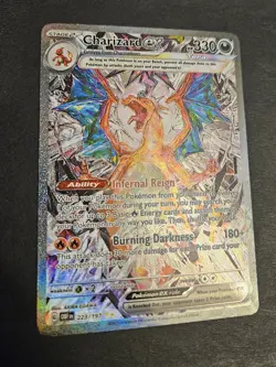 Charizard ex 223/197 SV03:Obsidian Flames Holo Special Illustration Rare SIR NM- - Image 4