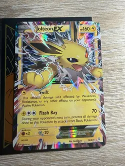 Jolteon EX 28/83 Holo Ultra Rare Pokemon TCG XY Generations Card - Image 1