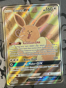 Eevee GX SM233 Sm Holo Pokemon Card Near Mint Condition - Image 1