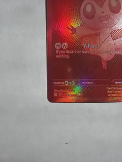 Pokemon Victini SV11B Black Bolt Holo Rare Basic Card 127/091 - Image 3