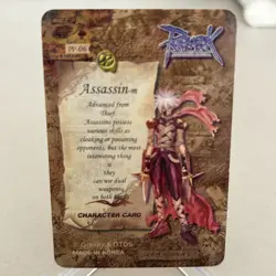 Assassin-M Gold Foil Japanes Ragnarok Collection Card ~ MP - Image 2