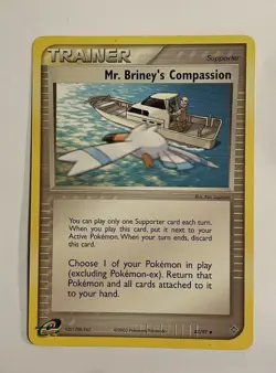 Mr. Briney’s Compassion Pokemon Trainer Card 87/97 2003 - Image 1