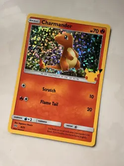 Pokemon Charmander 009/025 McDonald's 25th Anniversary Holo Promo Card 70 HP - Image 1