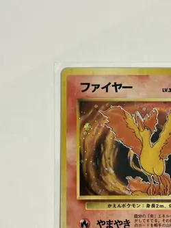 Swirl Moltres Pokemon Card Japanese No.146 Fossil Set 1996 Vintage Holo - Image 2