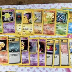 Lot of 48 Pokemon Base Set Cards Non Holo Collection Vintage WotC MP/LP #13 - Image 3