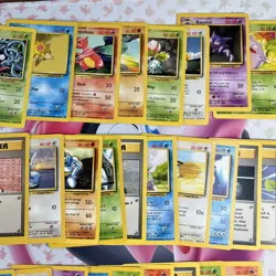 Lot of 48 Pokemon Base Set Cards Non Holo Collection Vintage WotC MP/LP #13 - Image 5