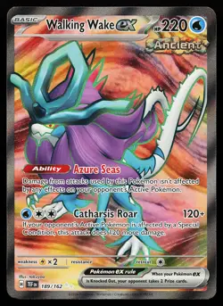 Walking Wake ex 189/162 Ultra Rare Temporal Forces Pokemon Card - Image 1