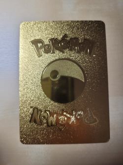 Fan Art - Lapras Vmax Rainbow Gold Foil Textured Display Card - Image 2
