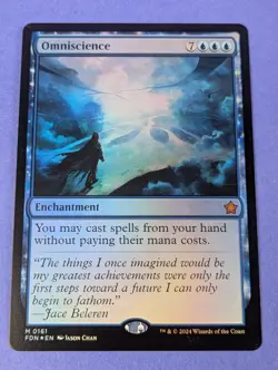 MTG Magic: Foundations: Omniscience Foil #0106 Mythic - NM - Image 1