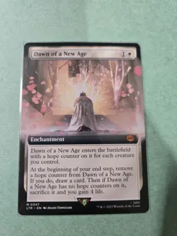 Dawn of a New Age - Extended Art - LOTR - NM - MTG - Image 1