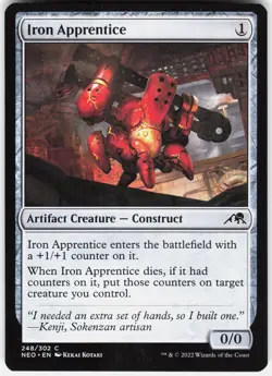 Iron Apprentice C Kamigawa: Neon Dynasty 248 LP - Image 1