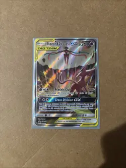 Pokemon TCG Espeon & Deoxys GX SM240 Black Star Promo Full Art NM Condition - Image 1
