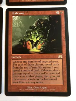 Kaboom! X4 Onslaught Ex Condition See Pics Front Back - Image 4