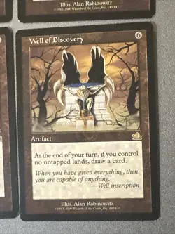 Well Of Discovery X4 Prophecy Ex Condition See Pics Front Back - Image 2