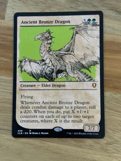 Ancient Bronze Dragon (Showcase) - Commander Legends Mythic MTG - Image 1
