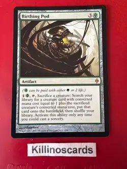 MTG Birthing Pod (104/181) New Phyrexia LP - Image 1