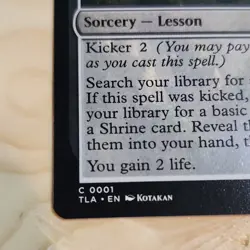 Aang's Journey 0001 Magic TLA Sorcery Lesson Common Colorless 2025 Kotakan - Image 5