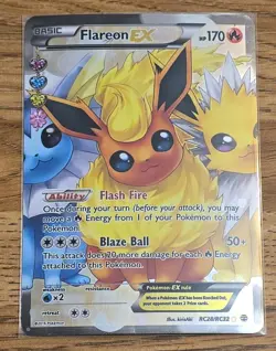 Flareon EX Pokemon Generations Radiant Collection RC28/RC32 Full Art LP - Image 1