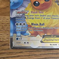 Flareon EX Pokemon Generations Radiant Collection RC28/RC32 Full Art LP - Image 5