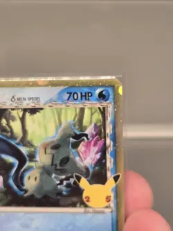 Pokemon TCG Mimikyu Delta Species SWSH136 Black Star Promo Holo Celebrations - Image 3