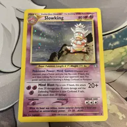 Slowking 14/111 Holo SWIRL - Neo Genesis - English Pokemon TCG 2000 - LP - Image 3