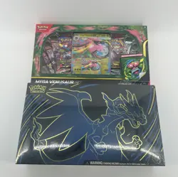 Pokemon Mega Charizard X UPC & Mega Venusaur Premium Collection Box TCG Sealed - Image 2