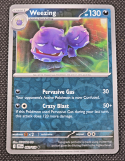 Pokemon Weezing #092/159 English Journey Together Reverse Holo NM+ -- L42 - Image 1