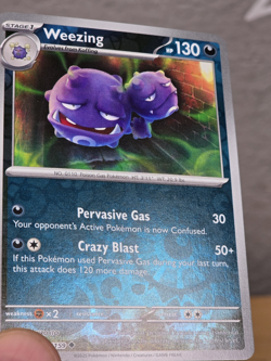 Pokemon Weezing #092/159 English Journey Together Reverse Holo NM+ -- L42 - Image 3