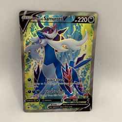 Pokemon TCG - Hisuian Samurott V 176/189 Full Art - SWSH Astral Radiance - NM - Image 1