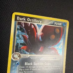 Pokemon Dark Octillery 8/109 EX Tema Rocket Returns Holo Rare LP SWIRL - Image 4