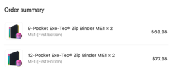 Vault X Binder 9 Pocket Exo-Tec Zip ME1 First Edition - Image 2