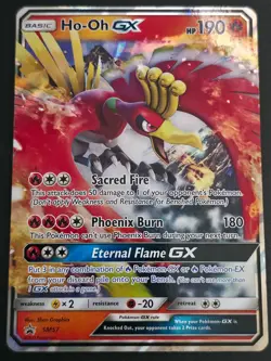 Pokemon TCG HO-OH GX Sun & Moon Sm57 Promo Promo LP - Image 1