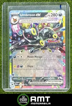 Umbreon ex 2025 Pokemon Scarlet Violet Prismatic Evolutions Promos Stamp #1 - Image 1