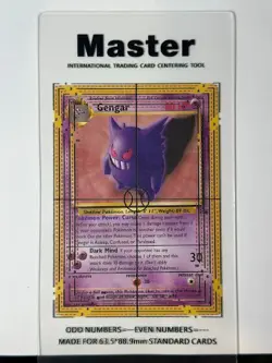 1999 Pokemon Fossil GENGAR Rare Non-Holo #20/62 Unlimited WotC - NM/M - Image 2