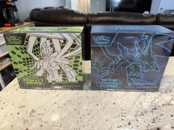 Phantasmal Flames & Perfect Order Pokemon Center ETB Elite Trainer Boxes Sealed - Image 1