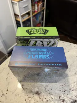 Phantasmal Flames & Perfect Order Pokemon Center ETB Elite Trainer Boxes Sealed - Image 5