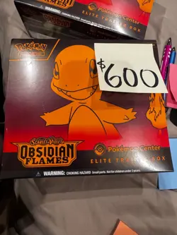 🔥 NEW SEALED Pokemon Obsidian Flames Pokemon Center Elite Trainer Box ETB 🔥 820650853913 - Image 1