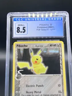 2007 Pokemon Pikachu Delta Species Pop Series 5 13/17 CGC 8.5 - Image 2