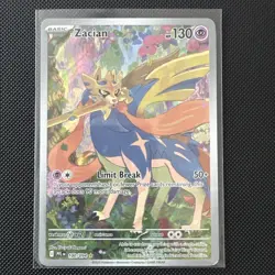 2025 Pokemon Phantasmal Flames Zacian Illustration Rare #100/094 - Image 1
